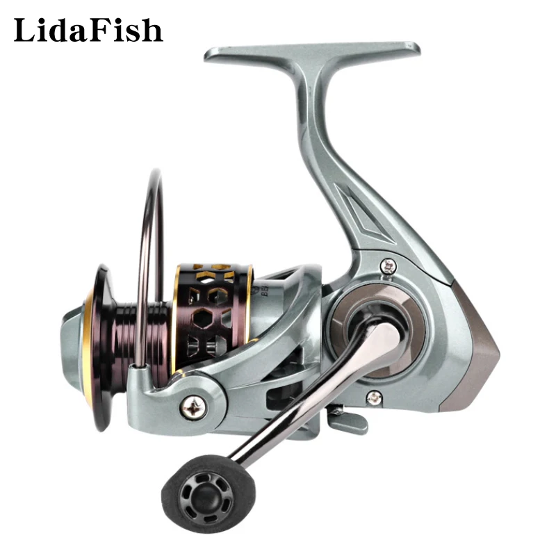 

New 2000 3000 4000 5000 6000 AK-Series Fishing Coil 5.2:1 High Speed Left/Right Interchangeable Spinning Fishing Reel