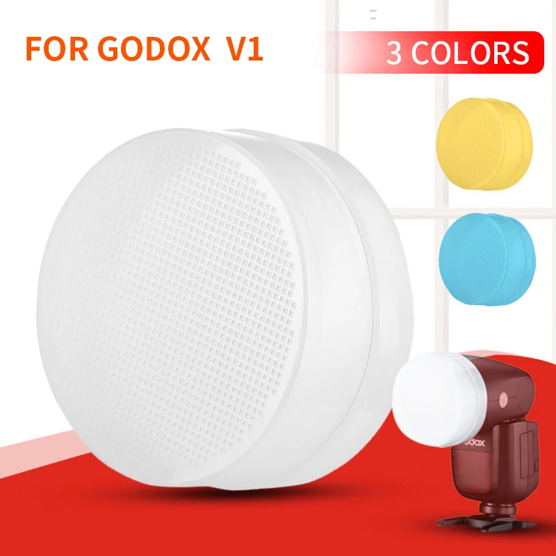 

Godox V1 V1-C V1-N V1-S V1-F V1-O V1-P Speedlite Flash White Blue Yellow Diffuser Soft Box Case