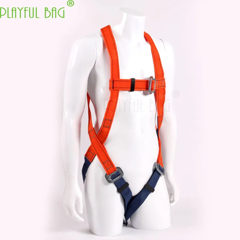 

Five-point type high altitude operation rescue expansion rapid deceleration seat belt electrician double-belt type ZL25