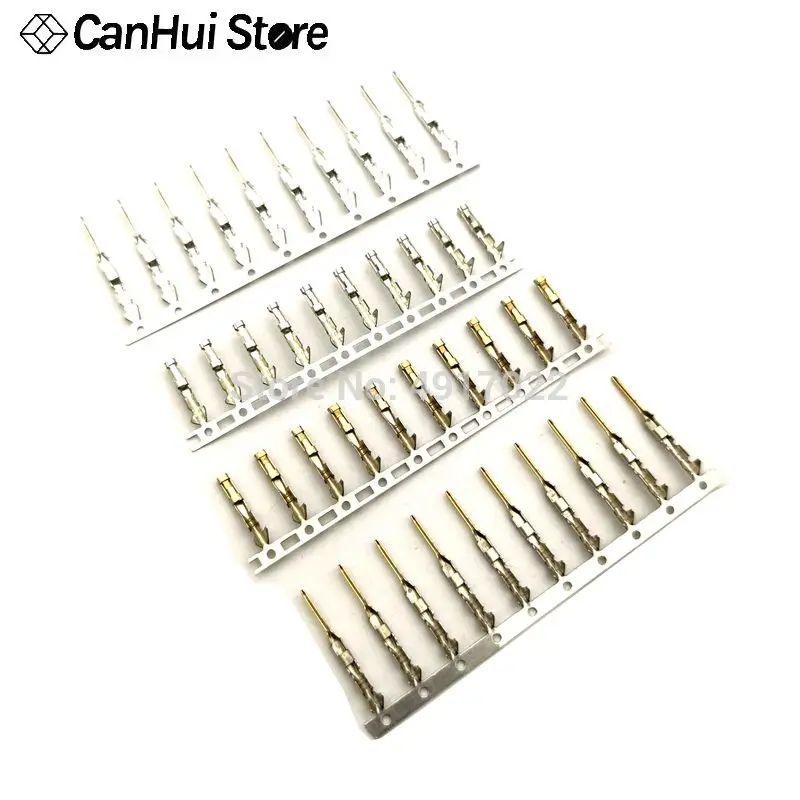 2,54mm Dupont reed Dupont Jumper Draht 2,54 Dupont languette Stecker Terminal Pins Crimp Femal Männlichen Pin Gold und Zinn besc