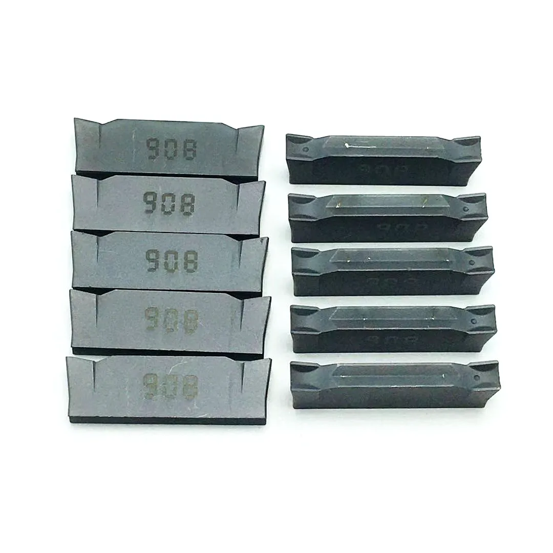 10 pieces of DGN3102J IC908 DGN3102C IC908 cemented carbide original slotting inserts, high-quality tools, CNC turning inserts