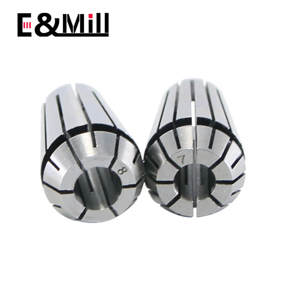 Độ Chính Xác Cao ER20 1 ~ 16Mm 0.008 ER Collet Chuck Cho Phay CNC Dụng Cụ Khắc Tiện Cối Xay ER Mùa Xuân Collet Chuck