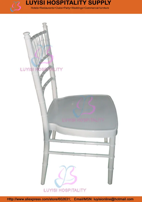 White Aluminum Tiffany Chair