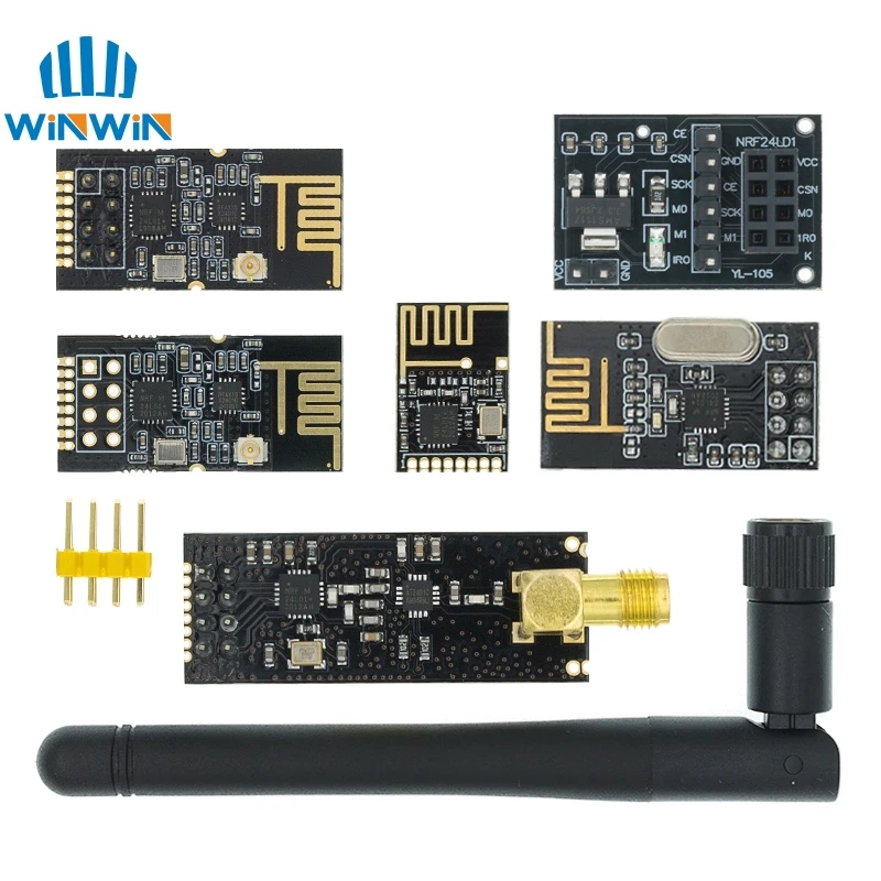 NRF24L01+ 2.4G wireless data transmission module 2.4GHz NRF24L01 upgrade version NRF24L01+PA+LNA 1000 Meters GT24 For Arduino