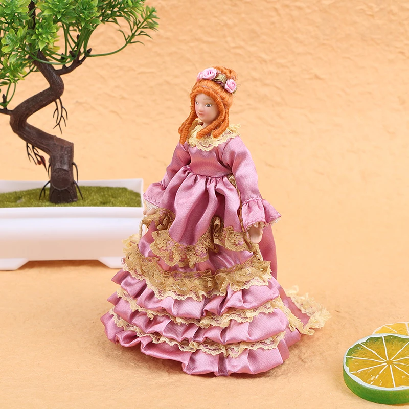 미니어처 레이디 빅토리아 인형 1:12, DIY 인형의 집 장식 액세서리, 18 가지 스타일, 신제품