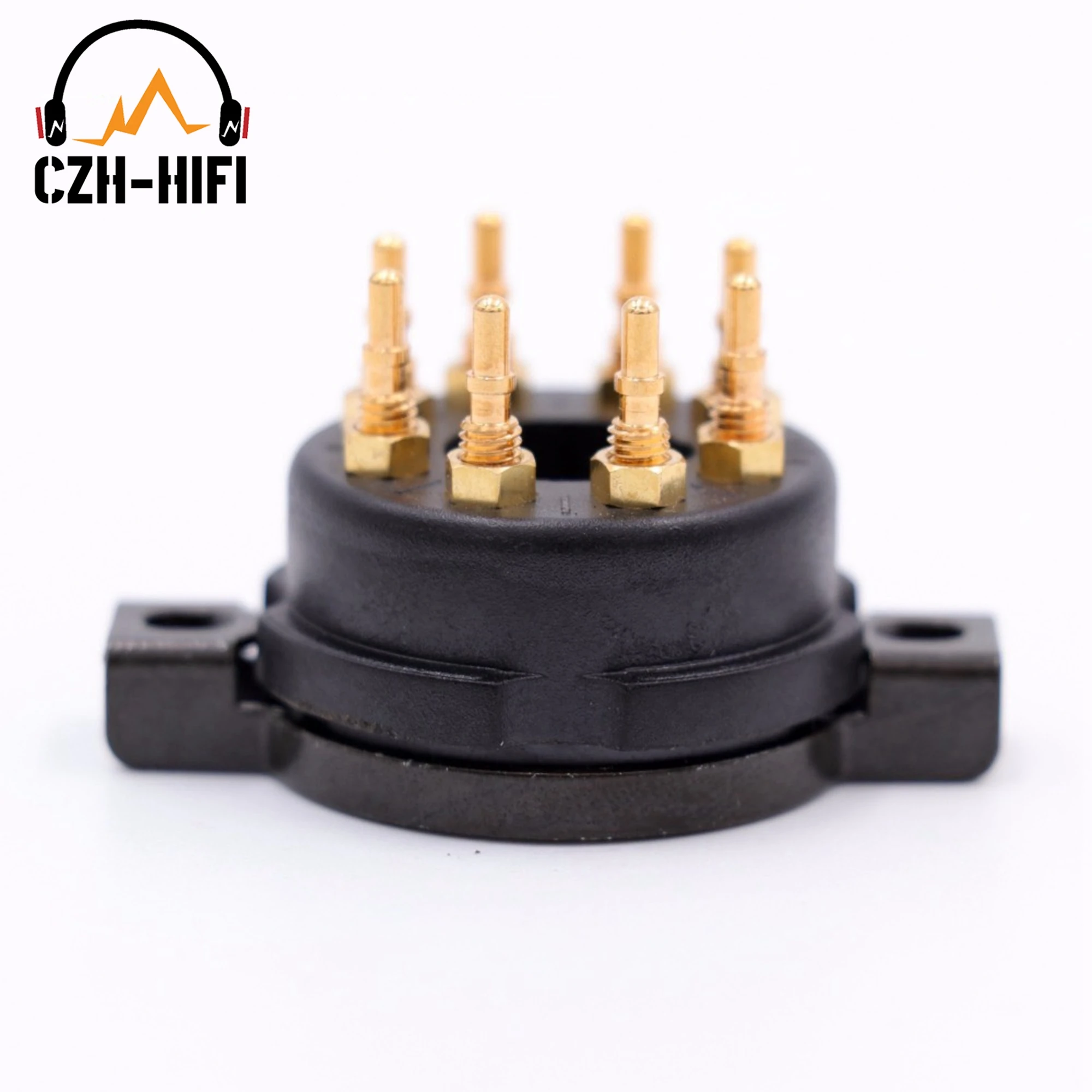 1PC CMC 4pin 8pin 9pin PTFE Bakelit Rohr Buchse Ventil Basis Für 300B 2A3 811 45 71A KT88 EL34 6V6 12AX7 ECC83 6DJ8 Audio DIY – Detail 7