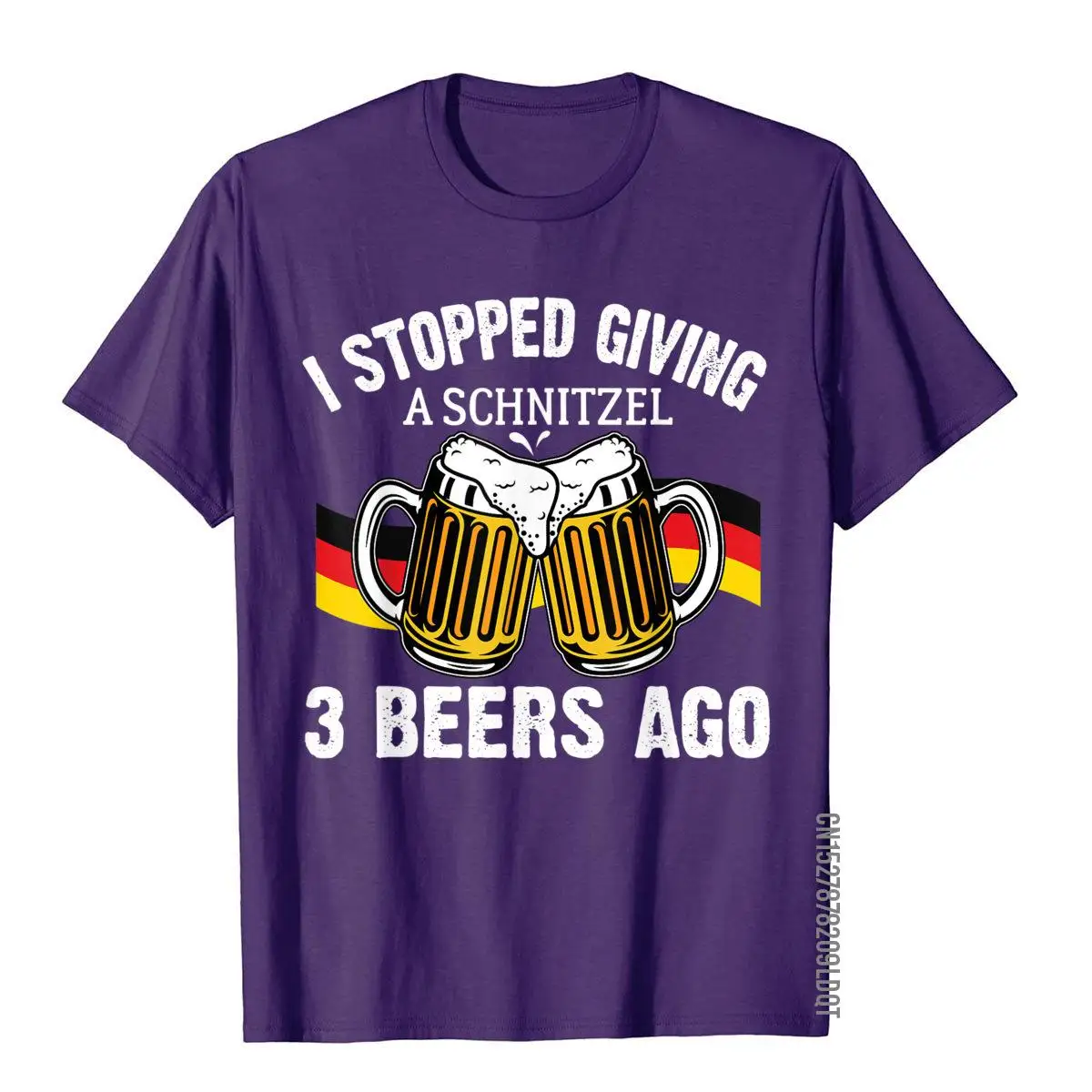 I Stopped Giving A Schnitzel 3 Beers Ago Oktoberfest T-Shirt Holiday T Shirt For Boys Brand Cotton T Shirt Fitness