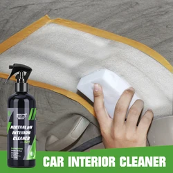 HGKJ-limpiador de espuma en seco para limpieza de coche, agente espumoso de pulverización, líquido refrescante de plástico, reparación de cuero, pH neutro, S21