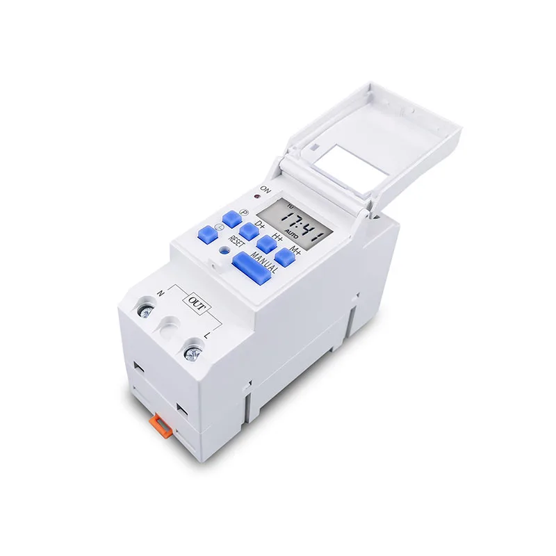 New type Din Rail 2 wire Weekly 7 Days Programmable Digital TIME SWITCH Relay Timer Control AC 220V 230V 12V 24V 48V 16A