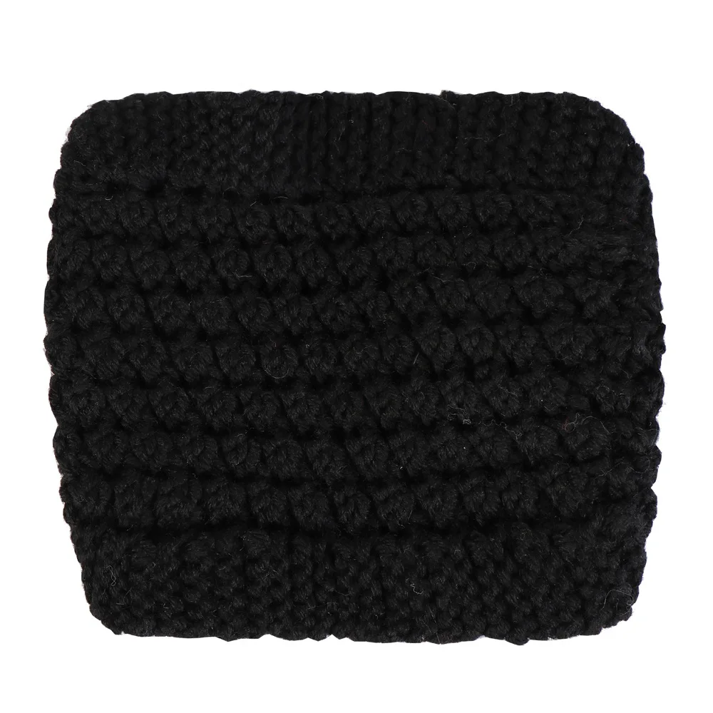 Fashion woman twisted seersucker knit hair band wool headband ear protector hood manual warm hair accessory hair band