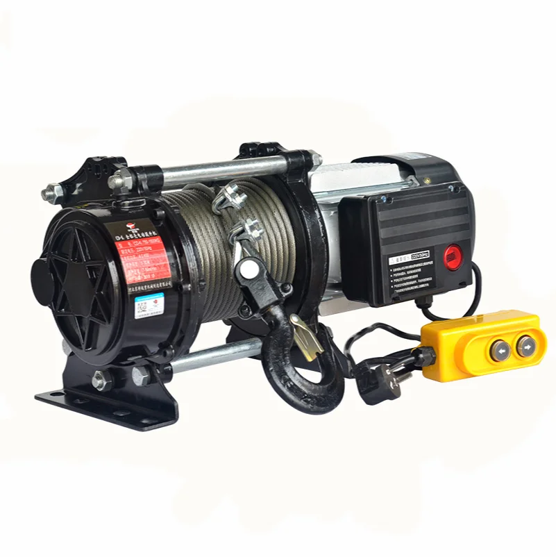 

1 Tons Electric Hoist Small Household MultiFunction Electric Hoist Hoist winch