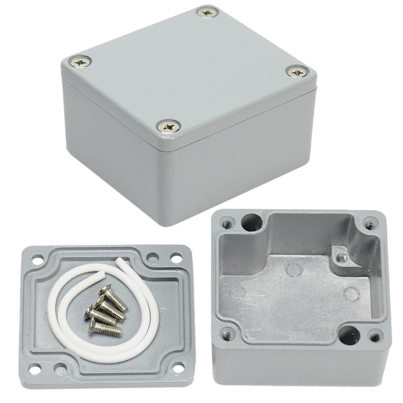 IP66 waterproof aluminium electrical assembly project junction box metal enclosure case hermetic distribution terminal housing