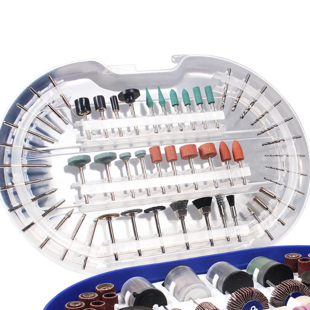 276Pcs อุปกรณ์เครื่องมือโรตารี่สำหรับ Dremel สว่านชุดเครื่องมือขัดขัดขัดขัดตัดชุดเครื่องมือ