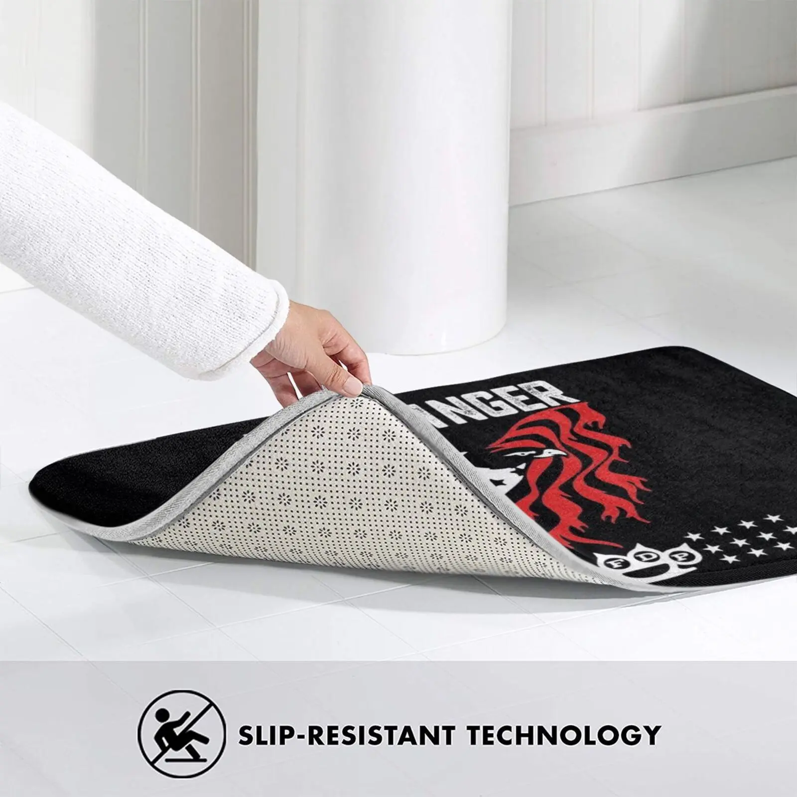 خمسة أصابع الهيكل العظمي الموت لكمة هدية السجاد حصيرة البساط وسادة لينة حصلت على ستة أصابع خمسة إصبع الموت لكمة