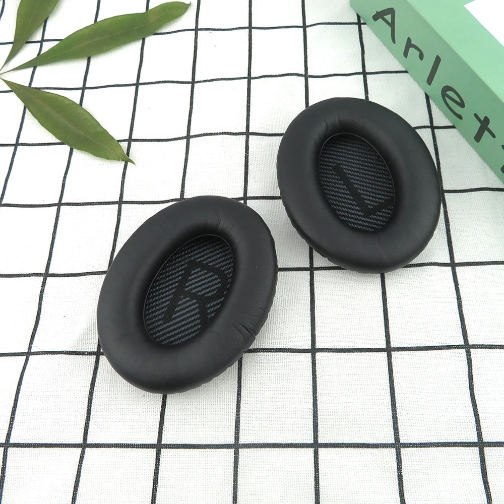 Ohrpolster Für Bose QC15 QC25 QC35 QC2 Kopfhörer Mithelfer Ersatz Ohr Kissen Faltig Leder Material