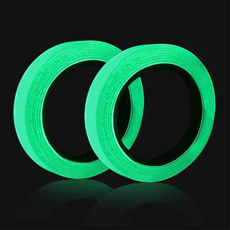 3M Green Luminous Tape Self Adhesive Glow In The Dark Stickers Stage Decorative Luminous Fluorescent Tape Warning Stickers