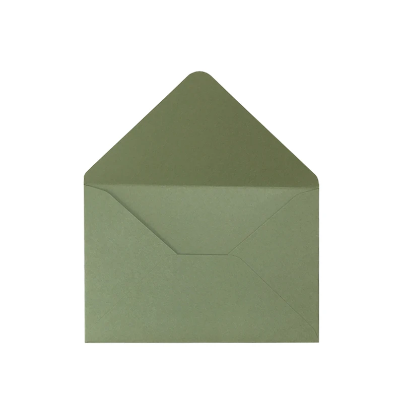 Vintage Envelope Green Series Japanese Rosa Paper Envelope 105mmX155mm Greeting Card Envelope Wedding Invitation Envelope