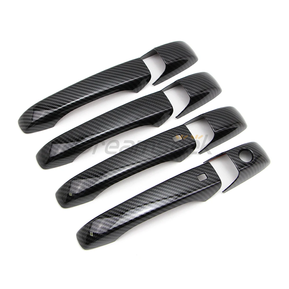 

Car Exterior Door Handle Cover for Chrysler 300 300C / Dodge Magnum 2005 2006 2007 2008 Carbon Fiber Style with Smart Keyhole