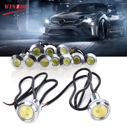 2pcs 23mm Car LED Eagle Eye Daytime Running Light Fog Light License Plate Light Waterproof Car Truck Backup Reverse Lamp Bulb