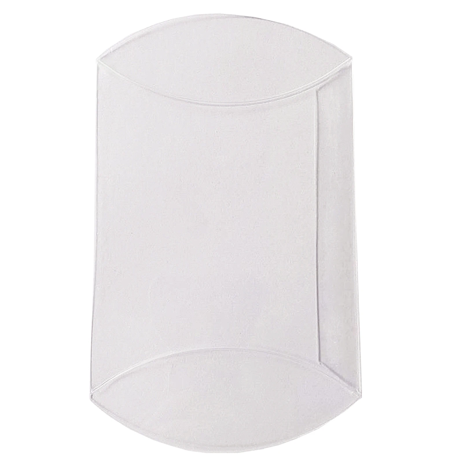 Caja de PVC transparente con forma de almohada para 20 piezas, caja de almacenamiento de plástico para dulces, embalaje de regalo transparente,