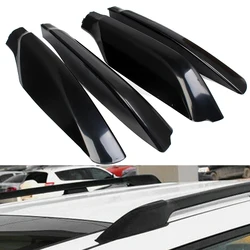 Car Accessories Black 4pcs Roof Rack Rail End Cover Shell Replace for Toyota Land Cruiser Prado Fj150  2010-2015 2016 2017 2018