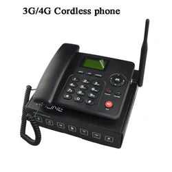 4G 3G GSM 1 Sim card Fixed Wireless Phone Cordless phone FWP Lansline Dial Payphone SMS Call in/out Russian Detachable Antenna