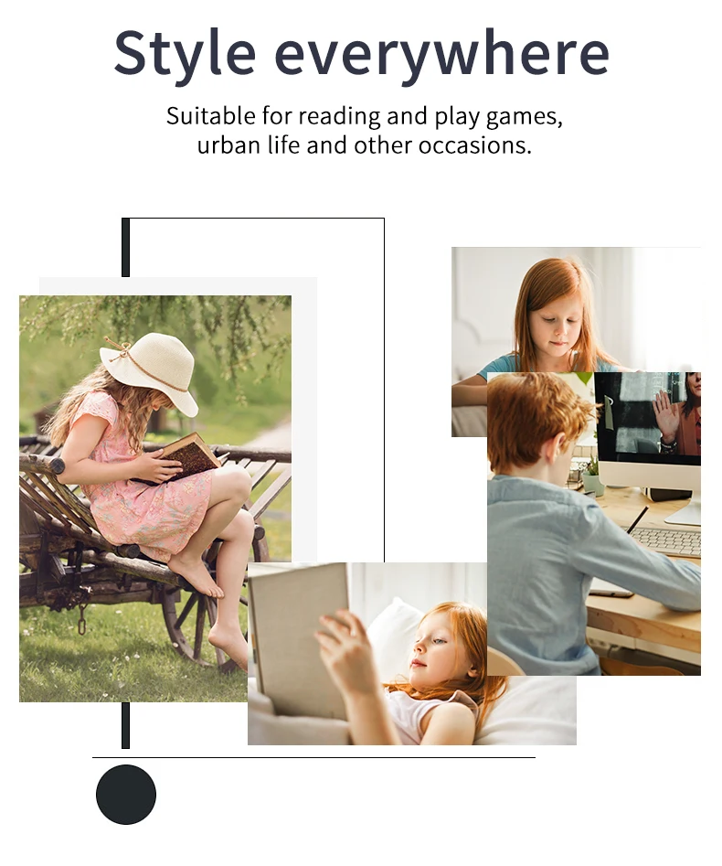 ZENOTTIC Kinder Anti-Blaulicht-Brille, Acetat, optischer Brillenrahmen für Jungen, Mädchen, Kinder, Computer, Gaming-Brille – Detail 5