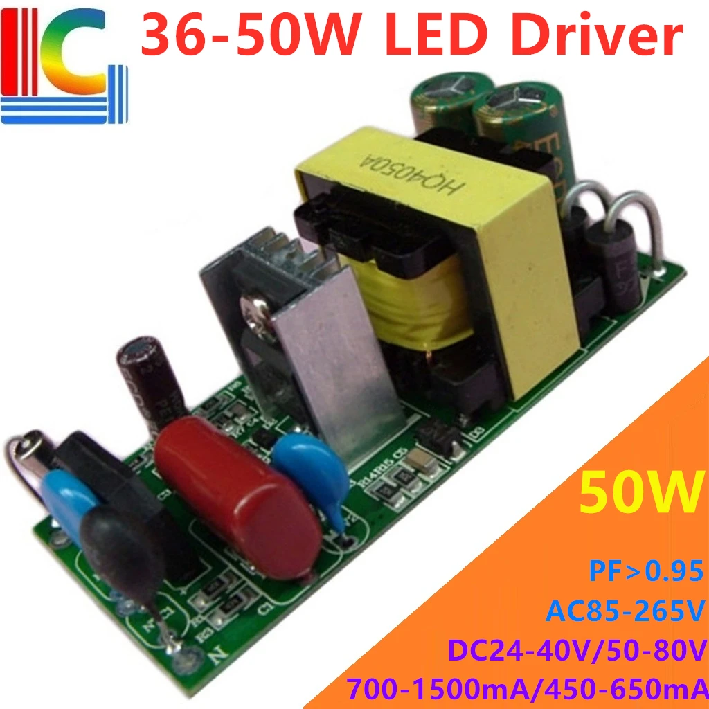 30W 36W 40W 48W 50W Lighting Transformer AC to DC Power Supply 500mA 600mA 700mA 750mA 900mA 1050mA 1200mA LED Driver adapter
