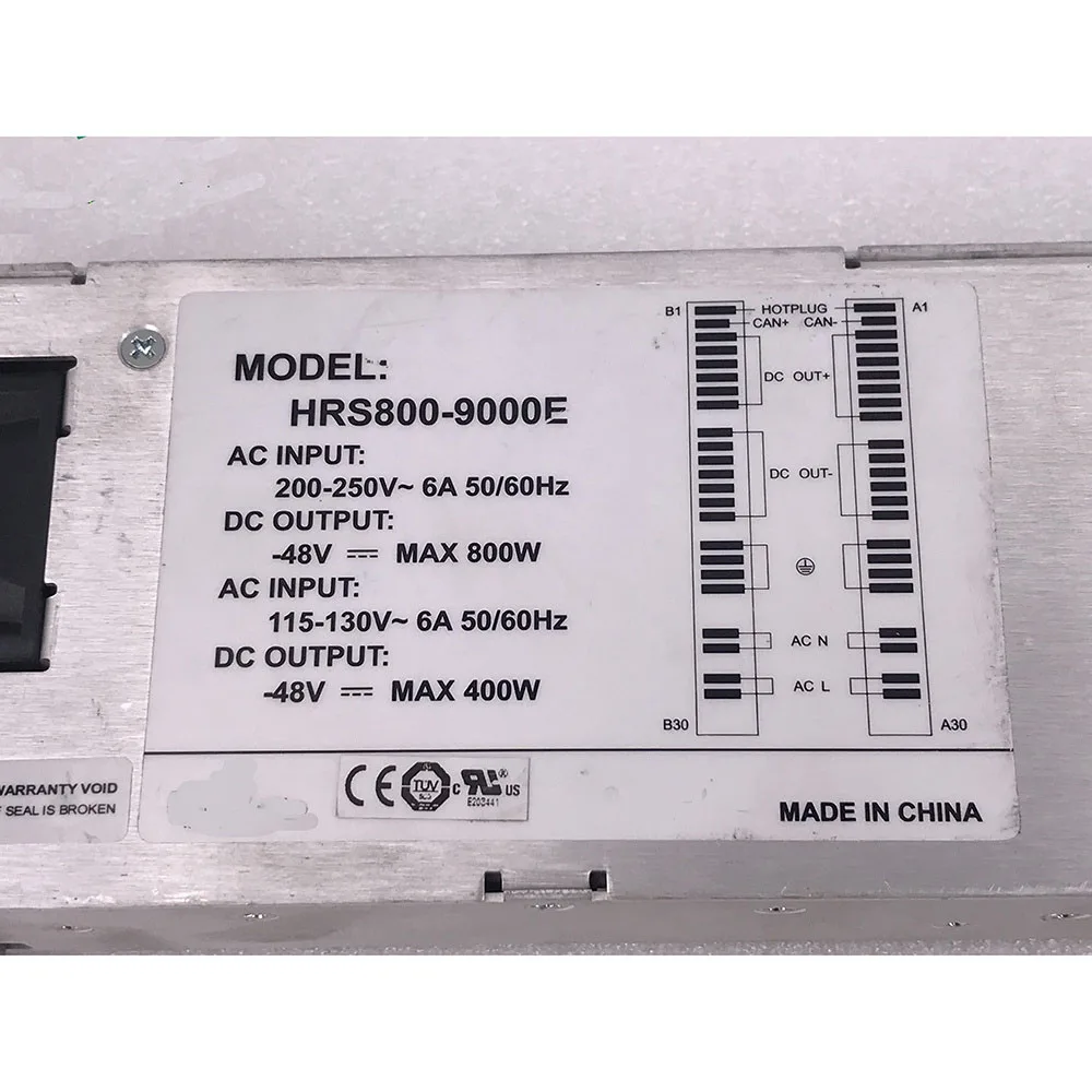 For EMERSON HRS800-9000E 48V 800W Communication Power Supply 100% Tested Before Shipment.