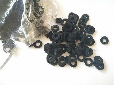 150pcs The trumpet accessories repair parts, black Wool felt washer