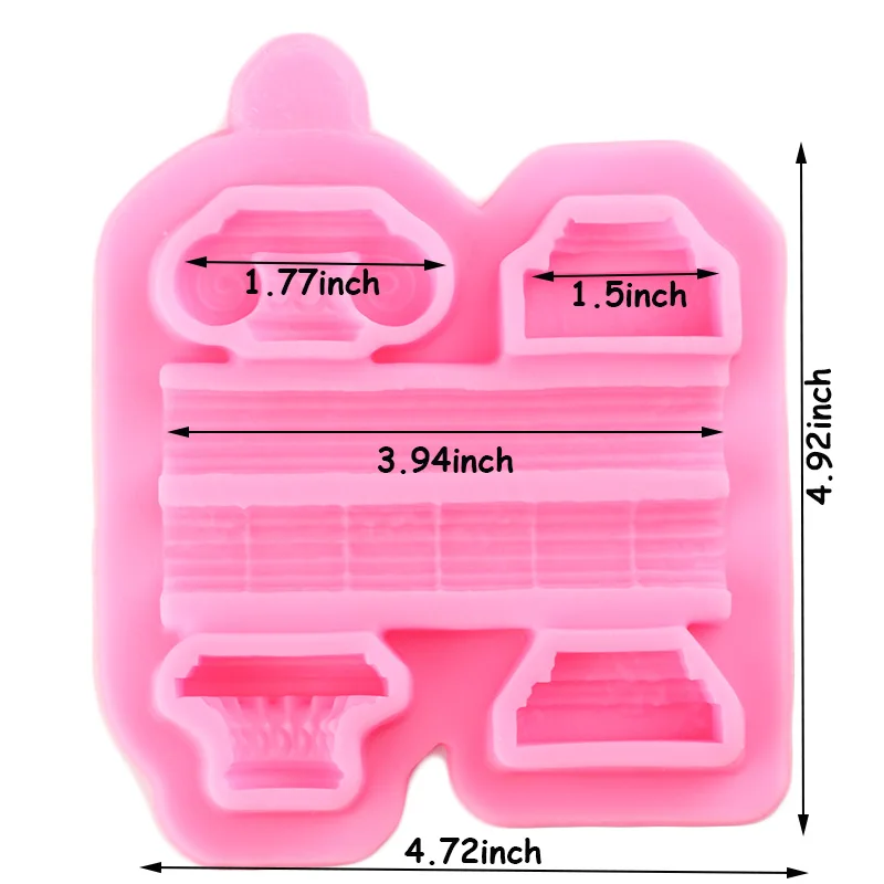 Starożytna rzymska kolumna formy silikonowe ciasto granicy kremówka formy ciasto dekorowanie narzędzia czekoladowe cukierki forma do gliny