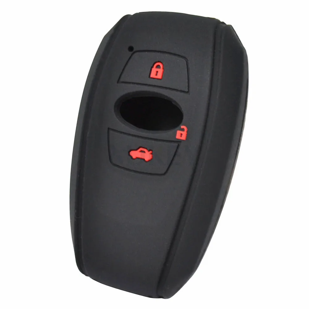 

For Subaru Legacy Impreza Forester XV Trezia Brz Wrx Levorg Silicone Remote Key Case Fob Shell Cover Skin Holder 3 Button