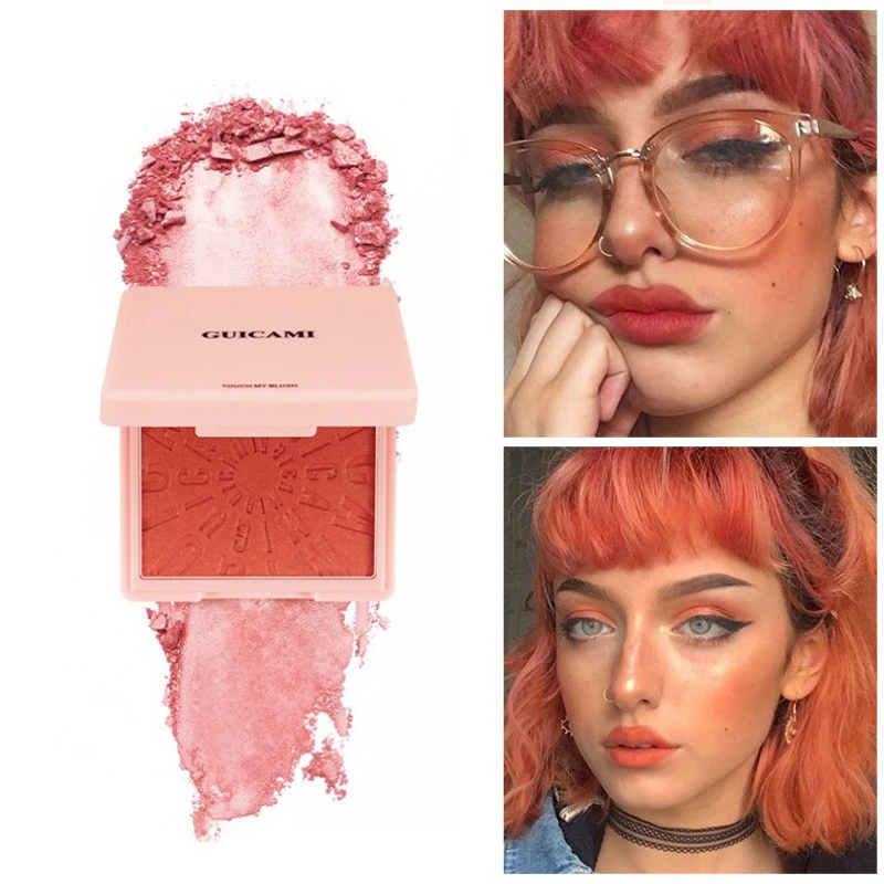 Peach Blush Palette Pearly Face Imagic Focallure Novo Make Up Beauty Glazed Miss Rose Maquillaje Coreano Makeup Colorete Blusher