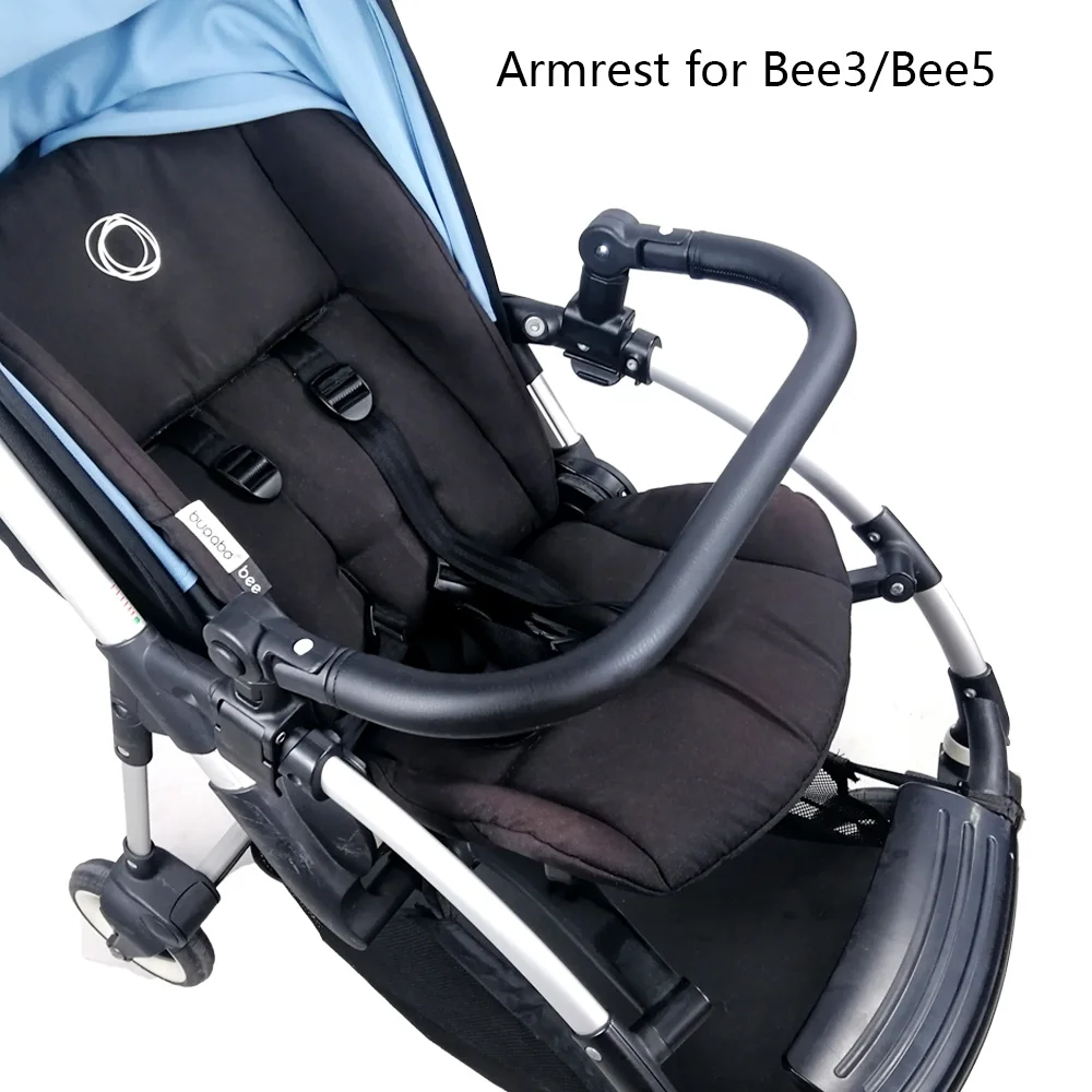 Bugaboo Bee5/3 Bee용 유모차 난간, 유모차 액세서리, PU 가죽 또는 EVA 핸들, 유모차 팔걸이