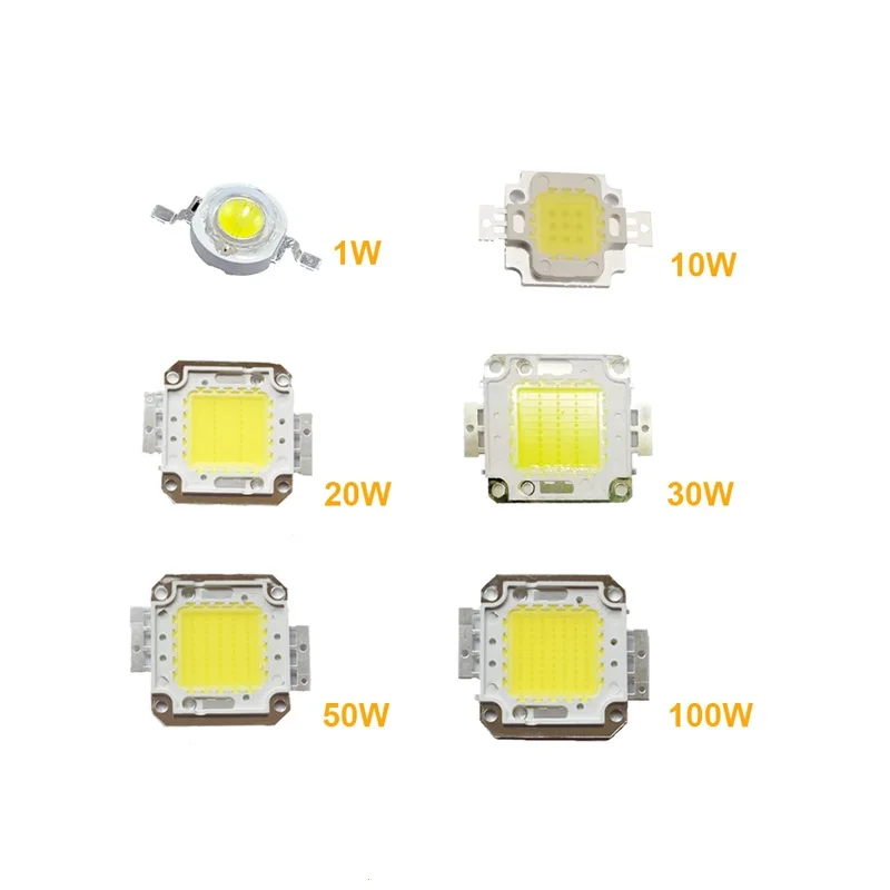 10W 20W 30W 50W 100W COB LED Chip Lamp Bulb Chips for Spotlight Floodlight Garden Square DC 12V 36V Integrated LED Light Beads