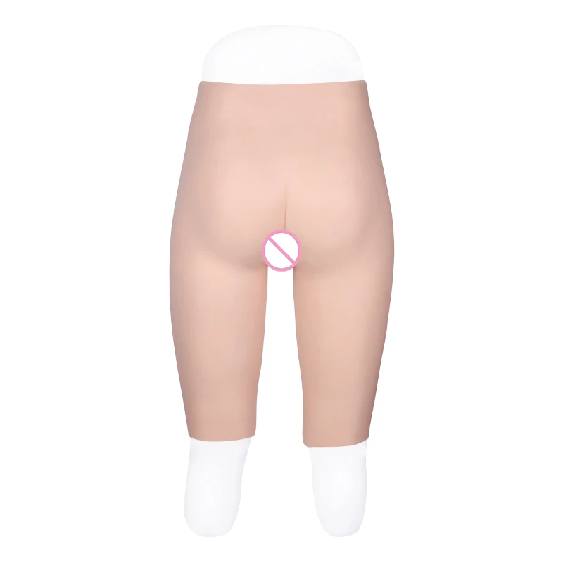 Tgirl  Silicone Fake Pussy Panty  Sissy Pants Hip Enhancer Crossdresser with Fake Vagina For Transgender Drag Queen