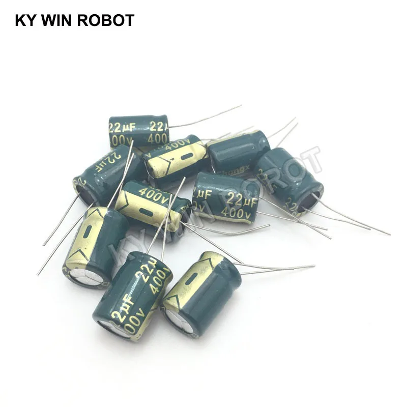 10 pcs Aluminum electrolytic capacitor 22 uF 400 V 13 * 17 mm frekuensi tinggi Radial Electrolytic kapasitor