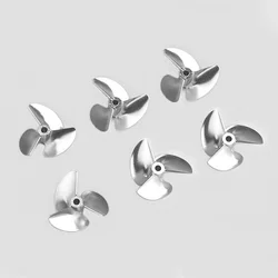 1PC Left Right Hand Metal 3 Blade CNC Propeller P1.4 40mm 42mm 50mm 52mm Prop for 4mm 4.76mm 3/16