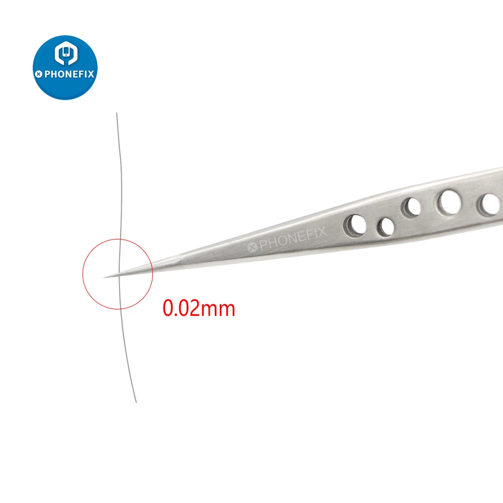 Công Nghiệp Nhíp Chống Tĩnh Điện Đầu Nhọn Chính Xác Sắc Nét Nhíp Ô Tô Cho Điện Thoại Bo Mạch Chủ Vân Tay Sửa Chữa Dụng Cụ Cầm Tay