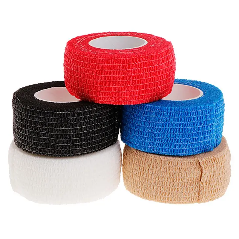 

5pcs 2.5cm Disposable Tattoo Self-adhesive Elastic Grip Bandage Wrap Sport Tape