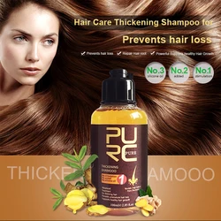 Purc Ingwer Haar Shampoo Glättung nähren Haar behandlung Reparatur beschädigte Haarpflege 100ml