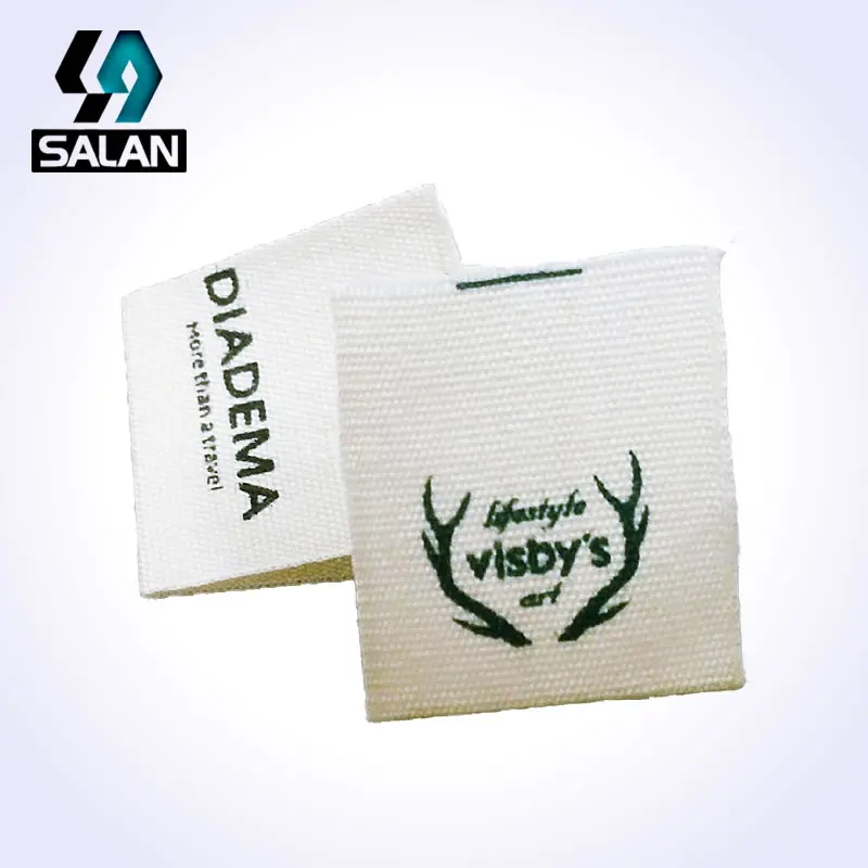 

customize cotton fabric printed sewing tags for kids garment custom clothing main labels