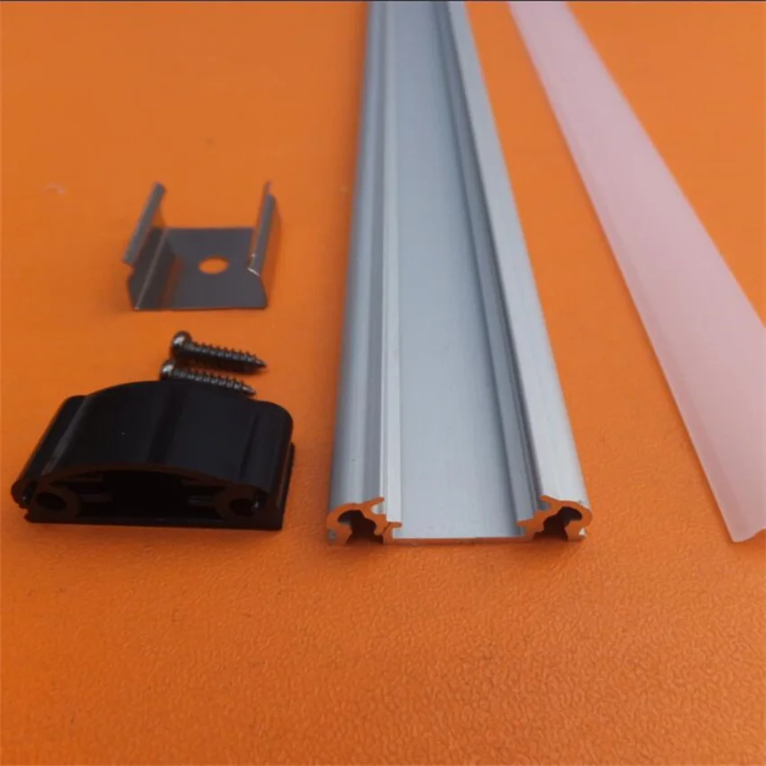 Free  Shipping Aluminum Fixture Channel 2.5 Meter Under Counter Cabinet Light Kit Aluminium Profile For LED Strip