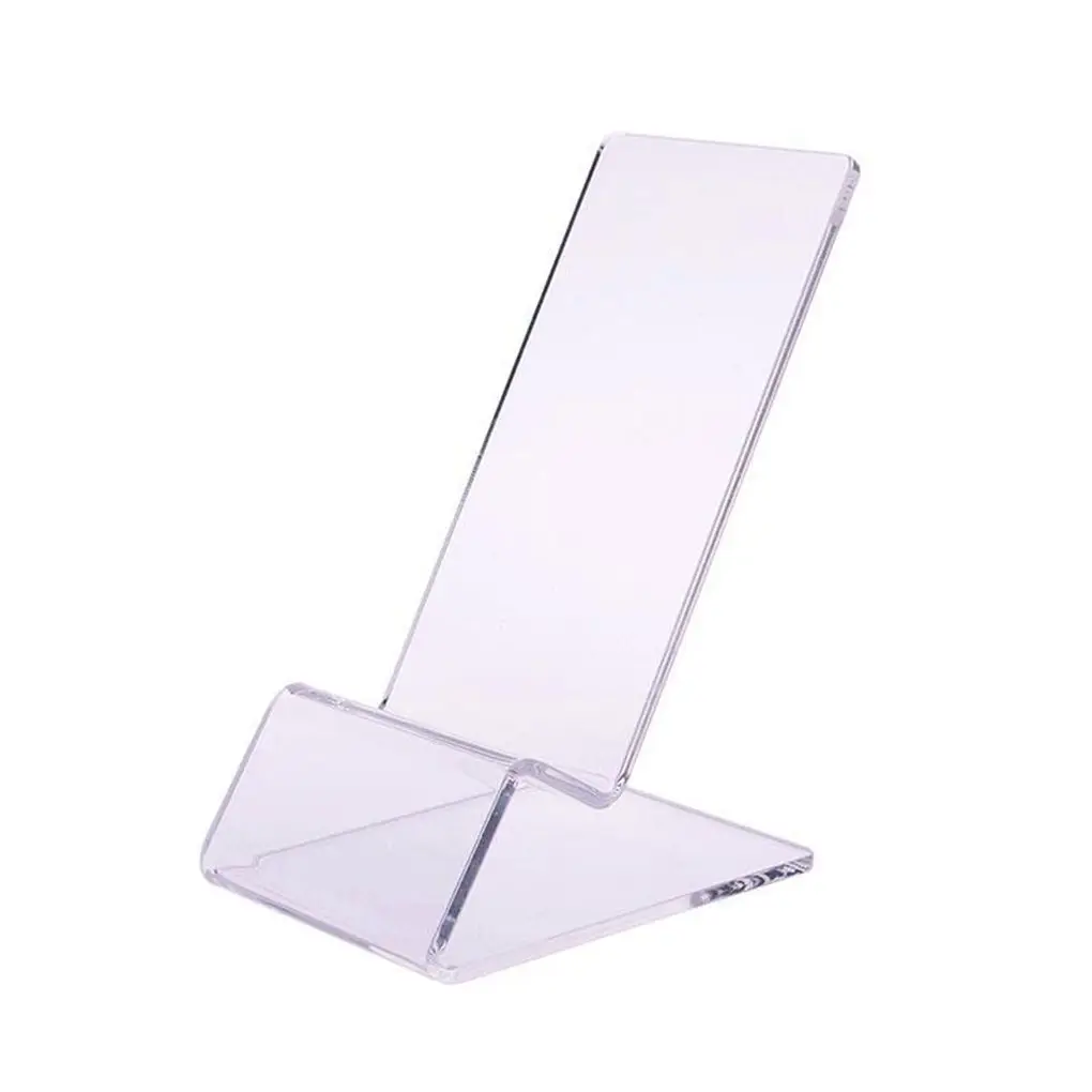 2022 Mới Acrylic Trong Suốt Điện Thoại Gắn Giá Đỡ Mini Di Động Giá Đỡ Đứng Cho Điện Thoại Di Động Màn Hình Hiển Thị