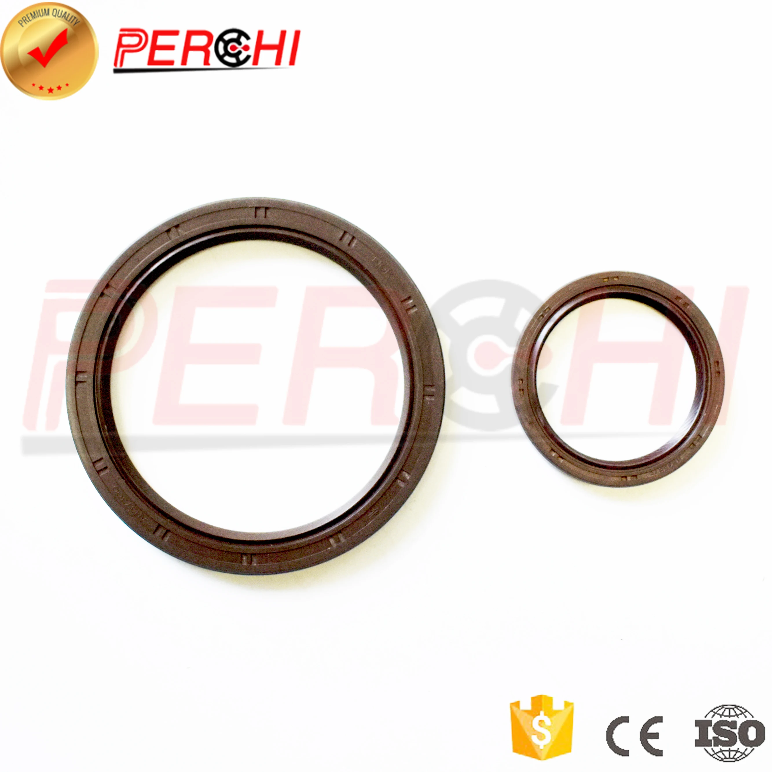 For Nissan KA24 D22 Front crankshaft oil seal 13510-53J01 46*58*7 Rear crankshaft oil seal 12279-58S00 80*100*8.5