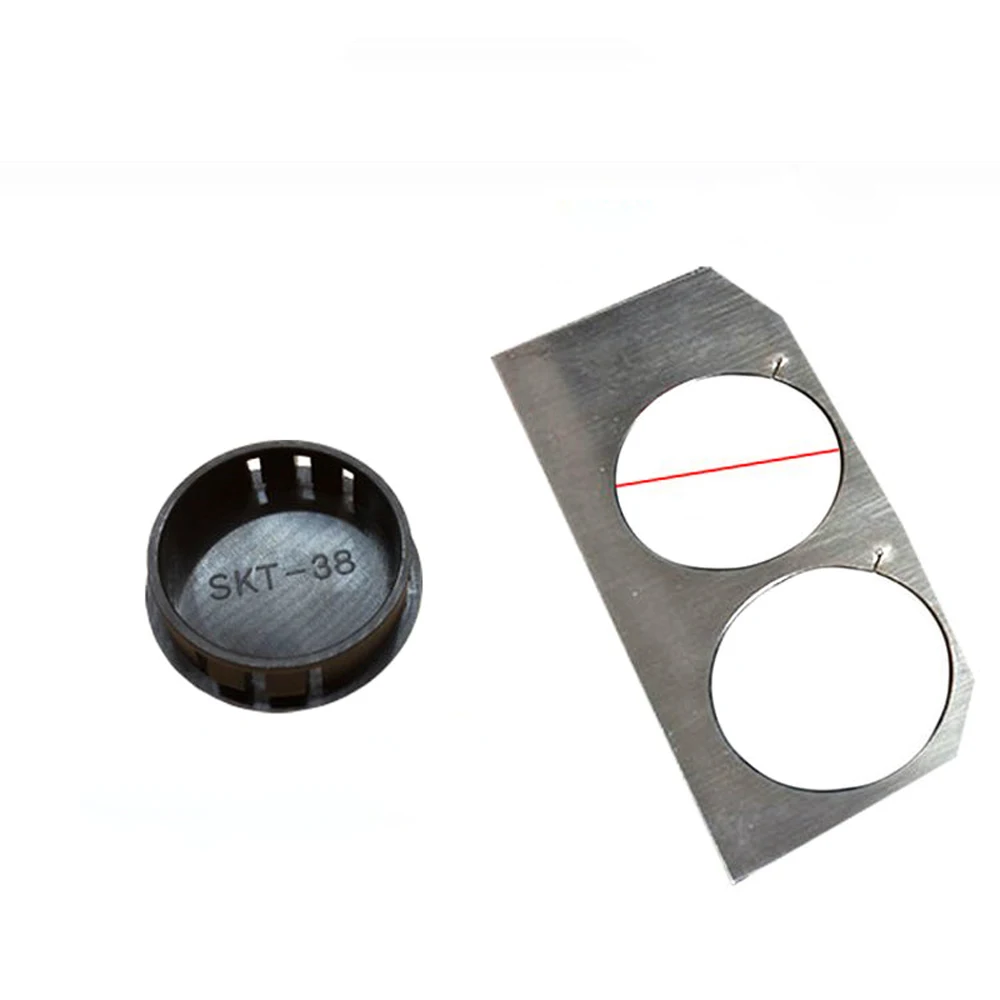 20PCS Runde Kunststoff Schwarz/Weiß Stanzen End Kappen Rohr Rohr Einsätze Stecker Bung 6mm ~ 50mm