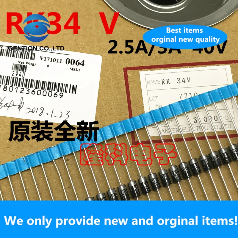 10PCS 100% New original RK34 Schottky diode RK34V 2.5A 40V RK34V1 3A brand new