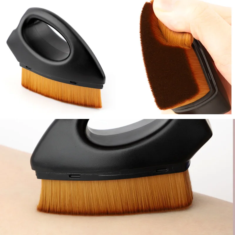 1Pc Short Handle New Style Foundation Brush Make Up Brushes for Liqiud Foundation BB Cream Iron Shape Foundation Makeup Brush