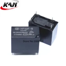 10PCS/lot 5V 12V 24V Power Relays HF32F-G JZC-32F-005-HS JZC-32F-012-HS JZC-32F-024-HS 10A 250VAC 4PIN