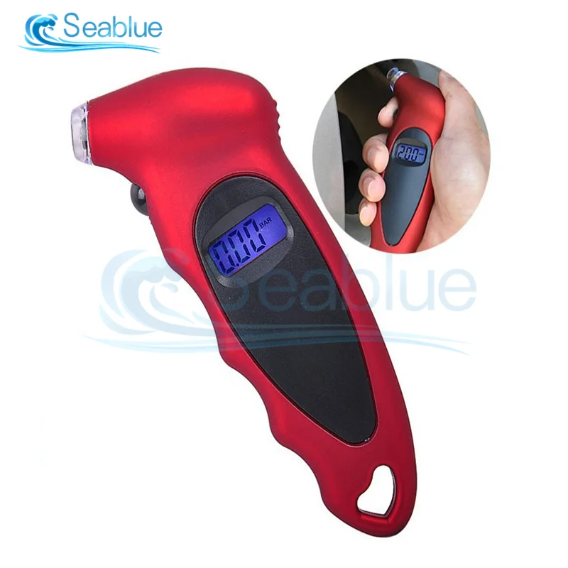 Tire Pressure Gauge Backlight High-precision Digital Tire Pressure Monitoring Car Tyre Air Pressure Gauge Meter LCD Display